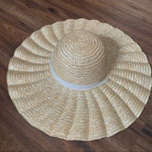 Lack of Color Scalloped Brim Straw Sunhat Revolve